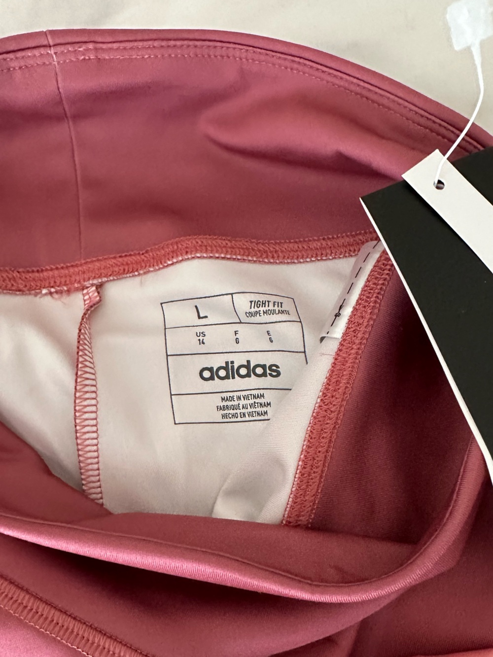 adidas Dusty Rose High-Waist girls Leggings - Picture 3 of 7